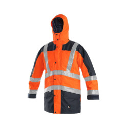 Výstražná bunda CXS LONDON, 5v1, pánská, oranžovo-modrá