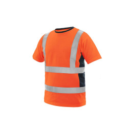 Tričko EXETER, výstražné, pánské, oranžové