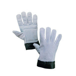 Antivibrační rukavice TEMA, celokožené, vel. 10
